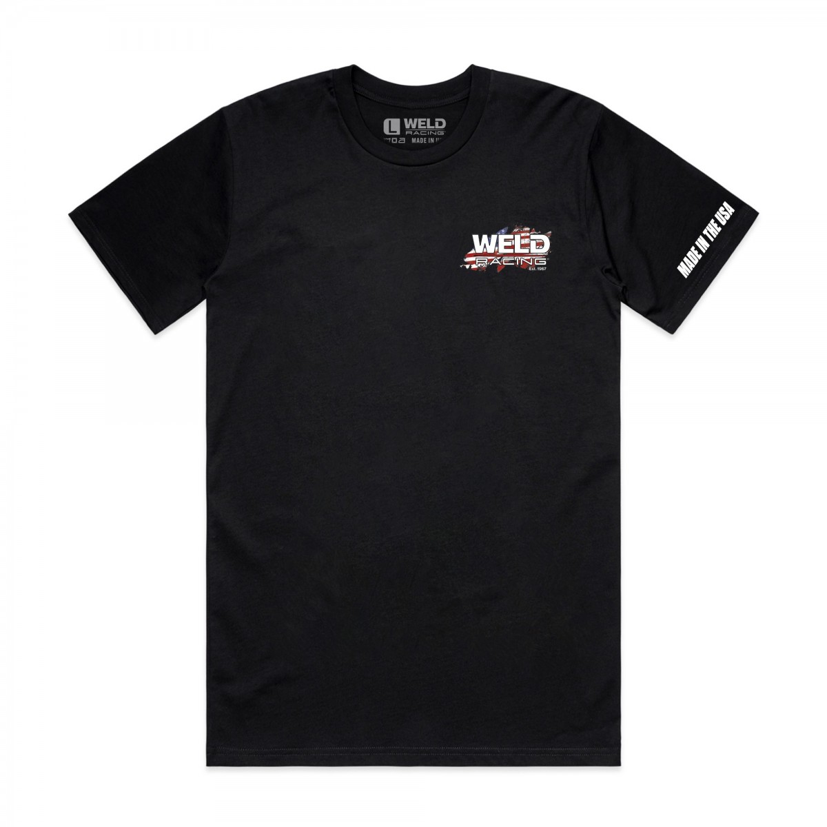 USA Splash Tee | Black