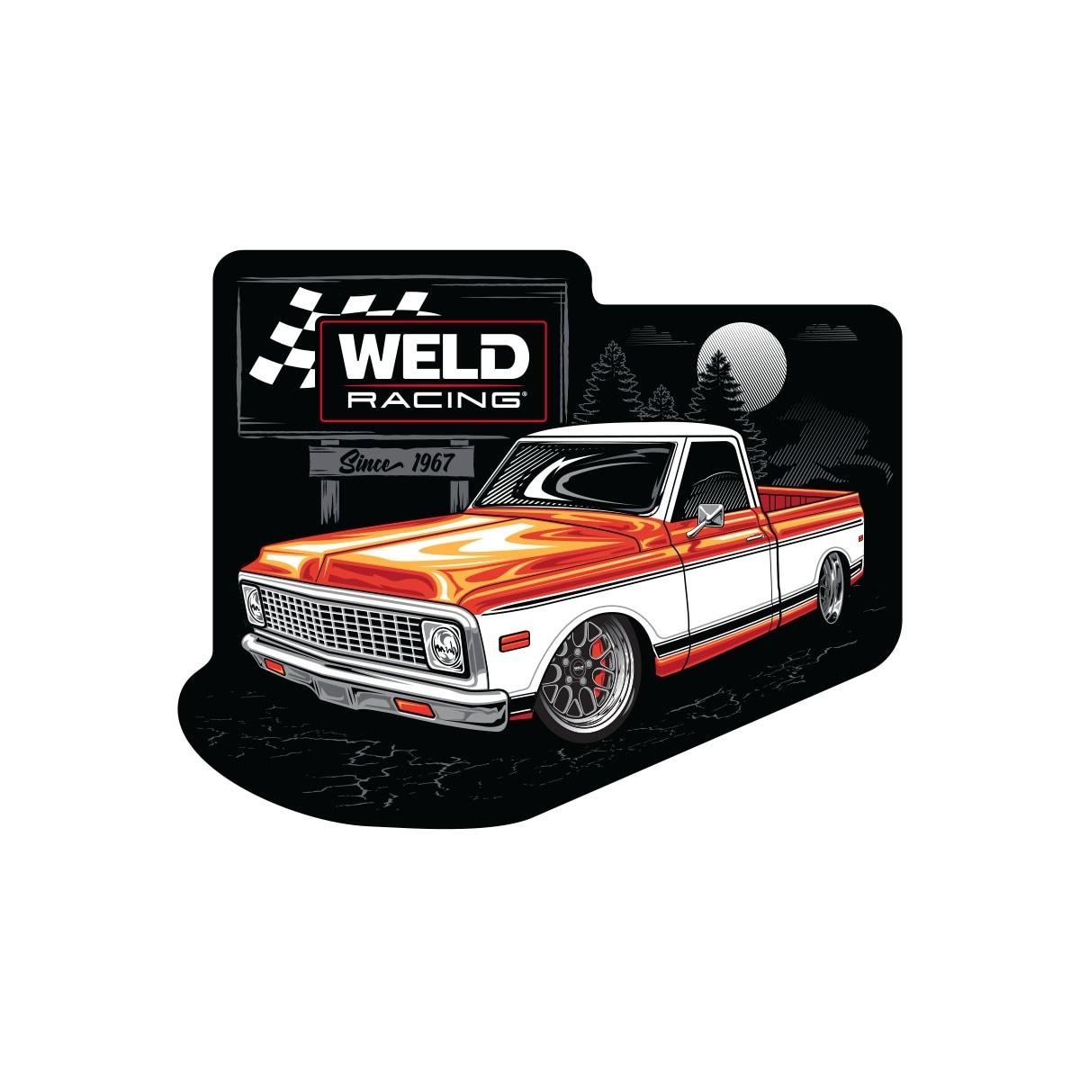 Fleetside C10 Sticker