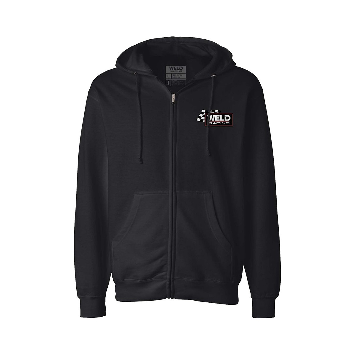 Heritage Crest Zip Up | Black