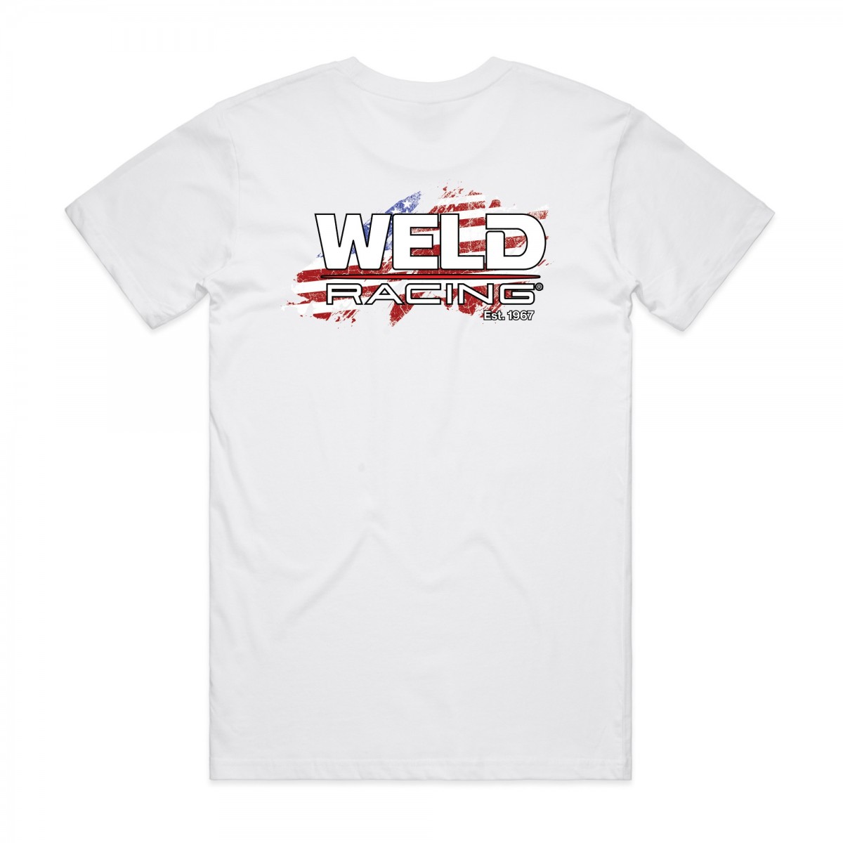 USA Splash Tee | White