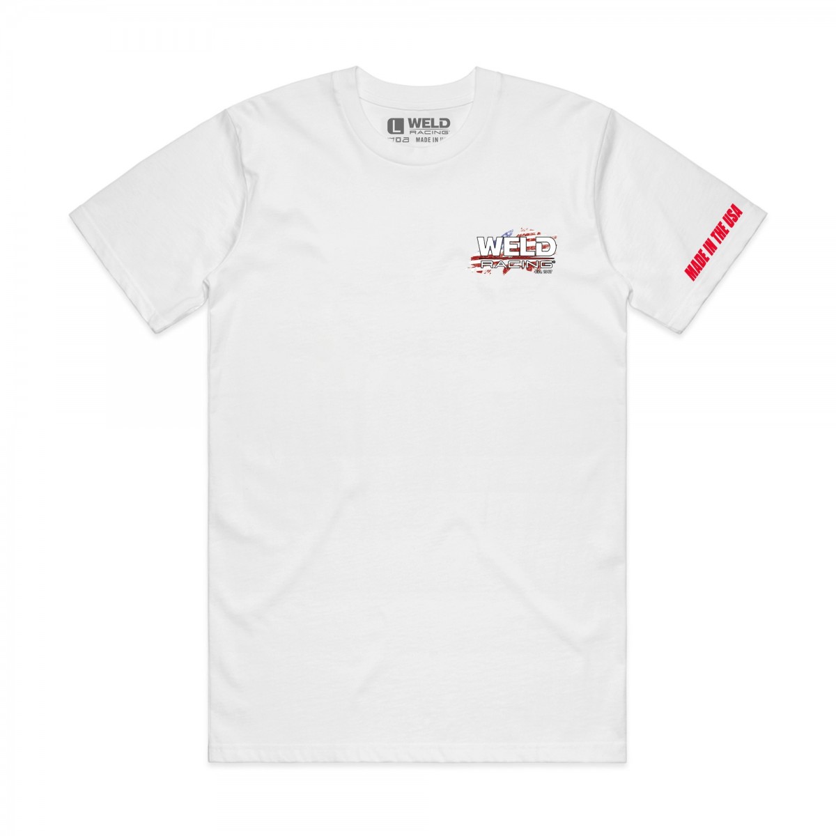 USA Splash Tee | White