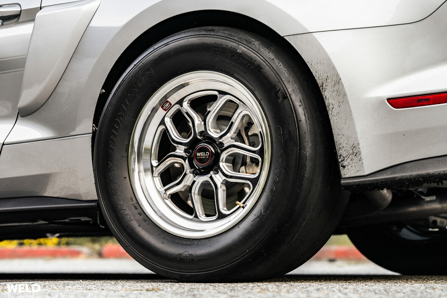 Silver Ford Mustang GT California Special | WELD Wheels