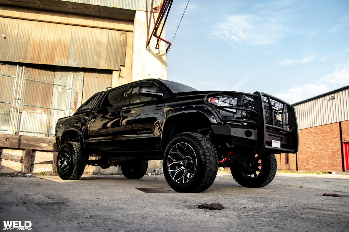 Black Toyota Tundra With Weld OffRoad Gradient WELD Wheels