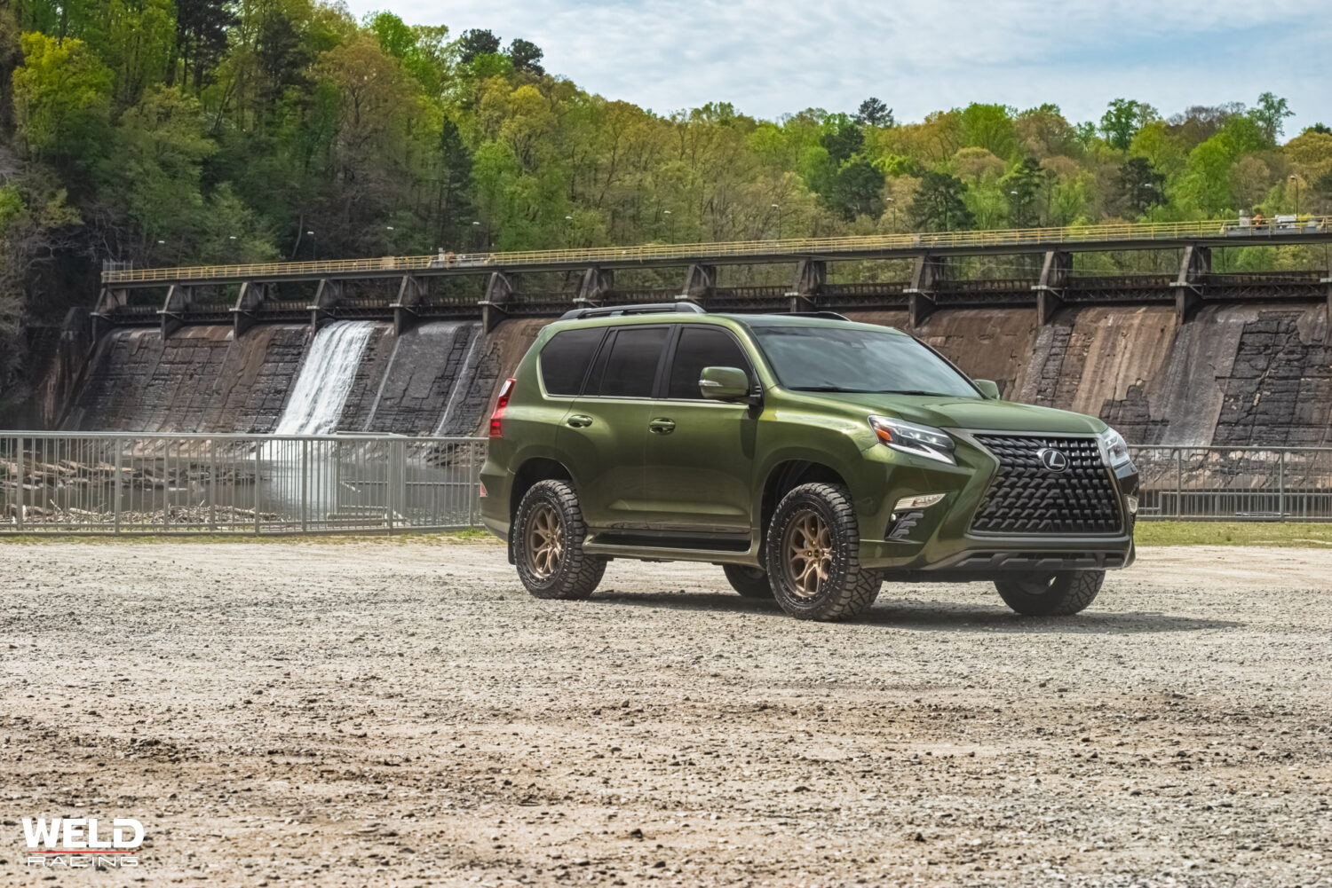 Nori Green Lexus GX 460 - WELD Ledge 6 Bronze - WELD Racing Wheels